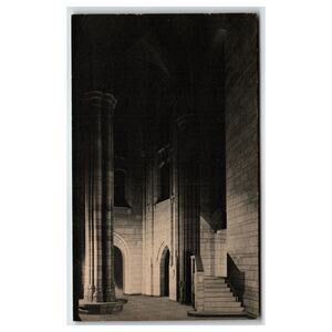 1937 Pittsburgh Cathedral of Learning Commons Room Vintage Postcard